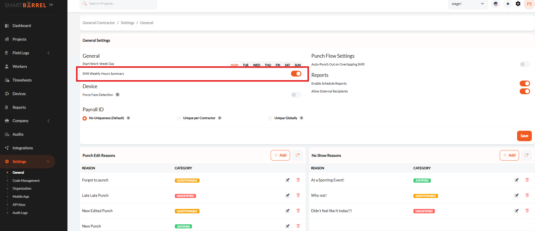 How to set up SMS Notification Alert summary?